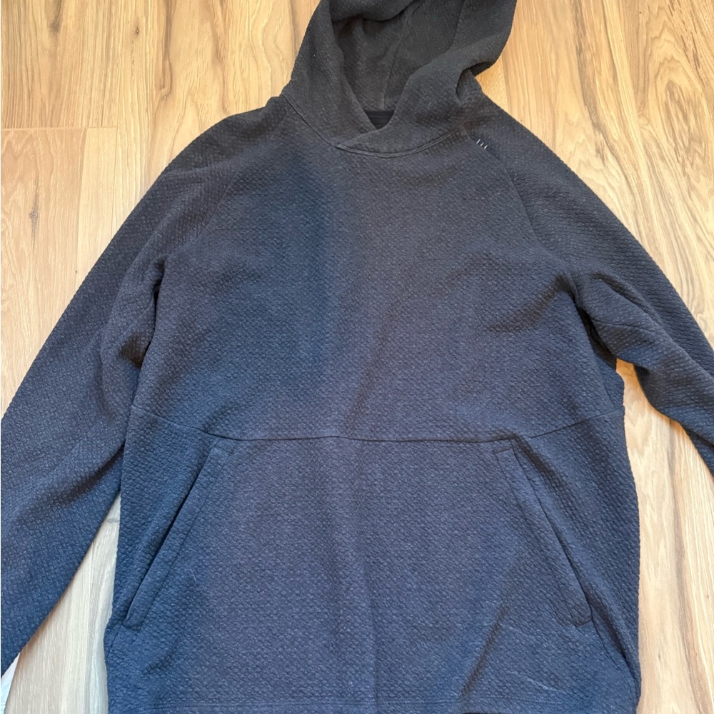 Grayish/Black Lululemon Men’s Hooded Sweater Size L - Picture 2 of 3
